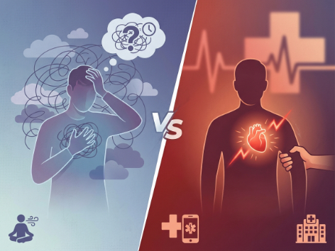 Panic Attack vs. Heart Attack